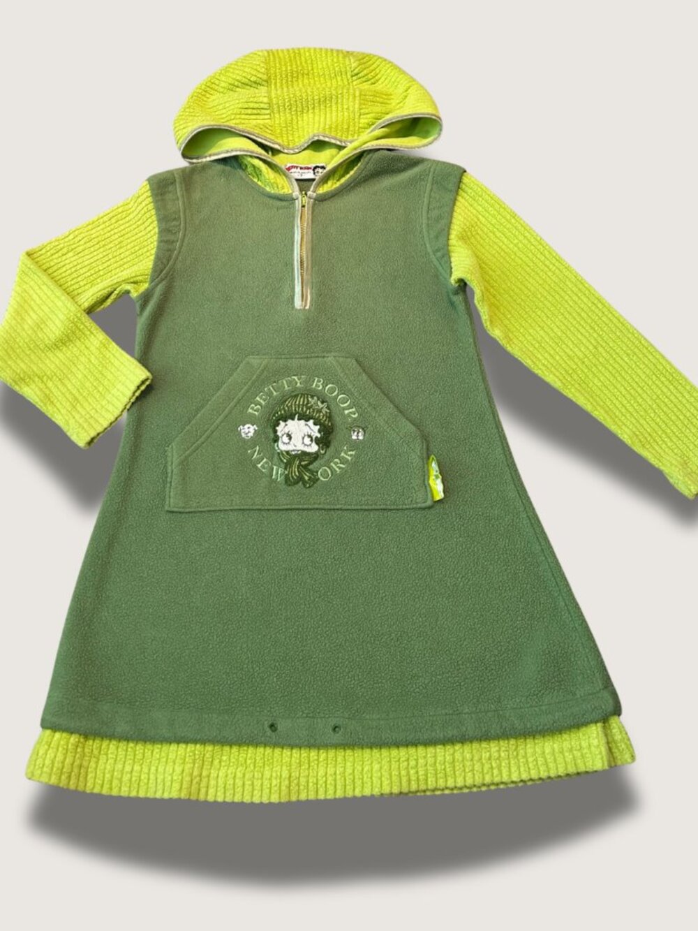 Y2K Betty Boop Fleece Dress